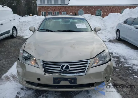 2010 Lexus Es 350 z USA, uszkodzony, nr VIN JTHBK1EG6A2386085